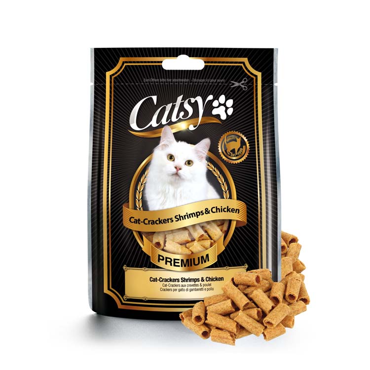 Catsy CatCrackers Shrimps & Chicken